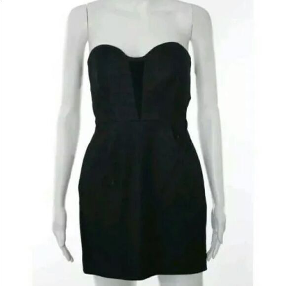 RAG & BONE Dark Denim Strapless Suede Mini POCKETS - Picture 10 of 13